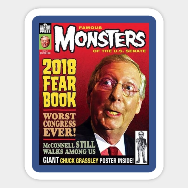 Famous Monsters of Congress Sticker by MasterByMaster